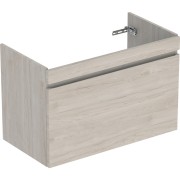 Meuble sous lavabo 100 cm Geberit Renova Plan 1T 1T à l'angl Noyer Carya clair - GEBERIT 501.911.00.1 