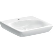 Lavabo Renova Comfort 60x55cm trou de robinetterie sans trop plein Blanc - GEBERIT 501.989.00.1 