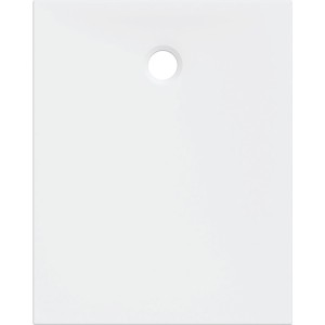 Rec de douche rect Geberit Renova Plan à poser à encastrer 100 x 80 cm Blc - GEBERIT 550.315.00.1 