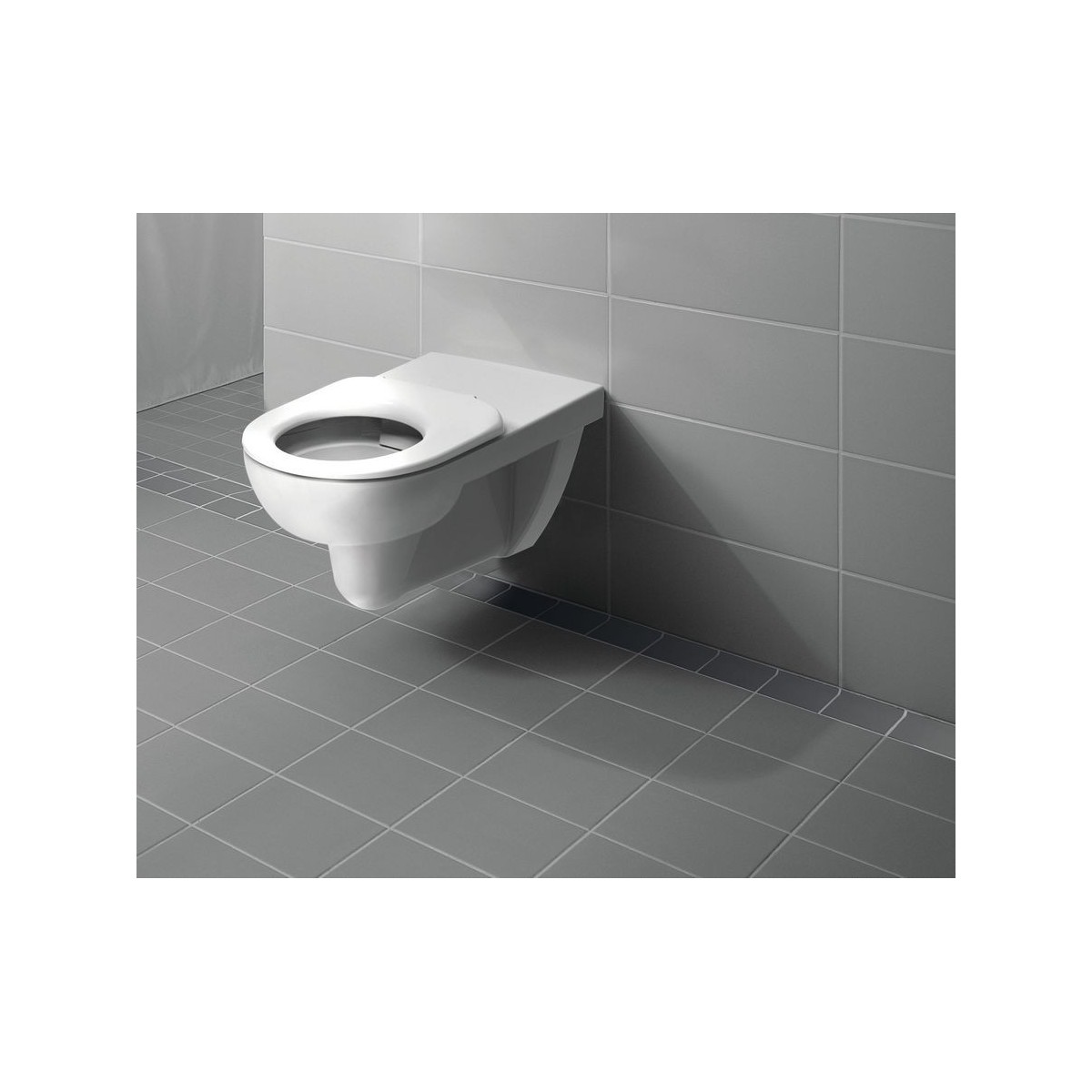 Cuvette WC susp. Geberit Renova Comfort rallongée Rimfree 70cm Blc - GEBERIT 208570000 