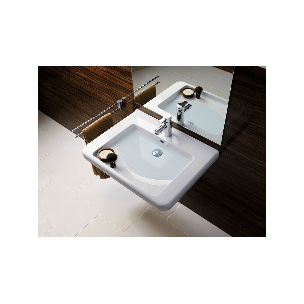 Lavabo Geberit Renova Compact 60x37cm Blc - GEBERIT 226160000 