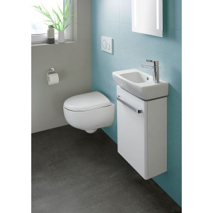 Lave-mains Geberit Renova Plan compact 40x25cm Trou rob. droite Blc - GEBERIT 272140000 