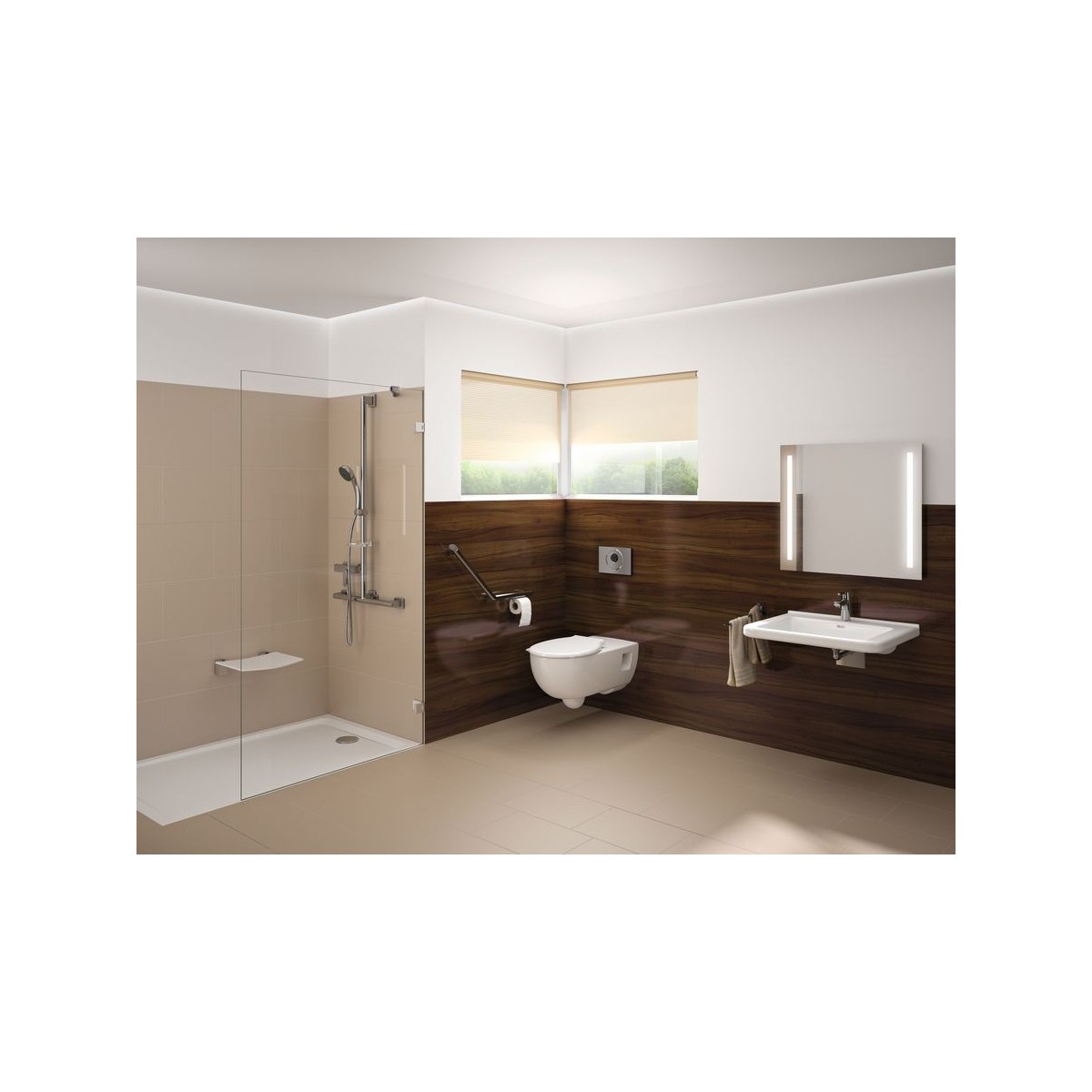 Cuvette WC susp. Geberit Renova Comfort 70cm rallongée semi-carénée Rimfree B - GEBERIT 500.693.01.1 