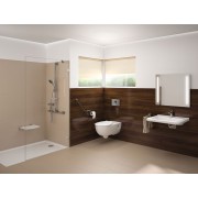 Cuvette WC susp. Geberit Renova Comfort 70cm rallongée semi-carénée Rimfree B - GEBERIT 500.693.01.1 