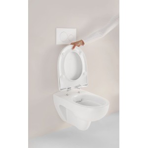Pack WC susp Geberit Renova 54cm Rimfree abat ral et déclips blc - GEBERIT 500.801.00.1 