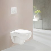 Pack WC susp Geberit Renova 54cm Rimfree abat ral et déclips blc - GEBERIT 500.801.00.1 