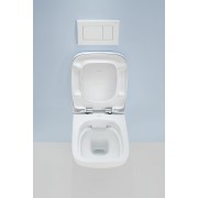 Pack WC susp Geberit Renova Plan 54cm Rimfree abat ral et déclips blc - GEBERIT 500.817.00.1 