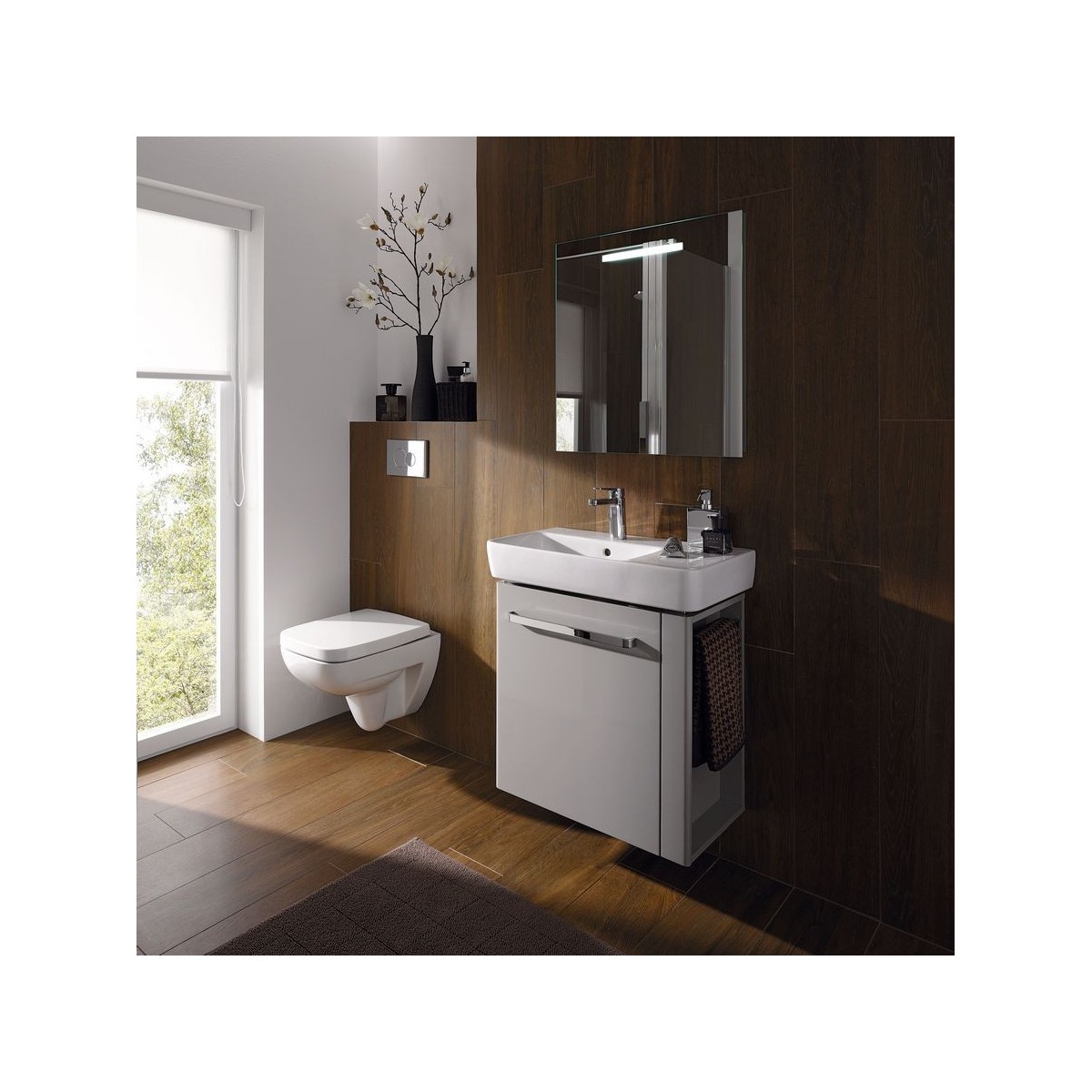 Miroir lumineux Geberit Renova Compact 60x65cm - GEBERIT 862360000 