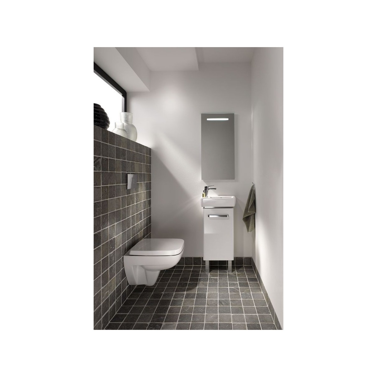 Miroir lumineux Geberit Renova Compact 40x80cm - GEBERIT Y862340000 