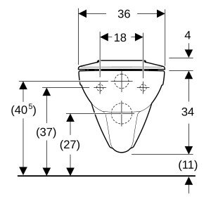 Pack WC susp Geberit Renova Comfort rallongé 70cm Rimfree lunette d’abat blc - GEBERIT 500.818.00.1 