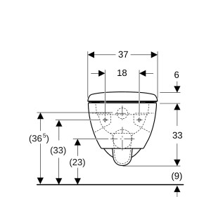 Pack WC susp Renova caréné Rimfree abattant ralenti et déclipsable Blanc - GEBERIT 502.775.00.1 