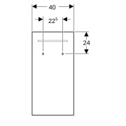 Miroir lumineux Geberit Renova Compact 40x80cm - GEBERIT Y862340000 