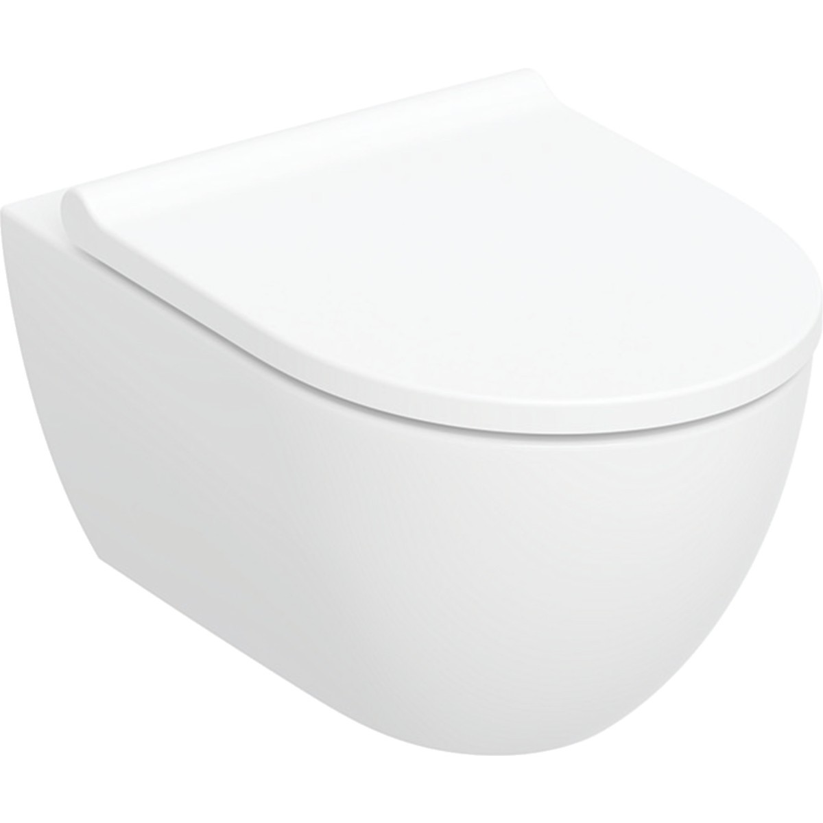 Pack WC susp Geberit Acanto caréné TurboFlush abat ral et déclips blc - GEBERIT 502.774.00.1 