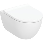 Pack WC susp Geberit Acanto caréné TurboFlush abat ral et déclips blc - GEBERIT 502.774.00.1 