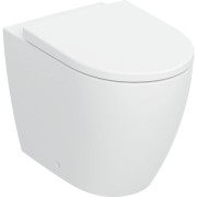 Pack WC sol Geberit iCon ados mur TurboFlush ab ferm ral déclip verrou Blc mat - GEBERIT 503.080.JT.1 