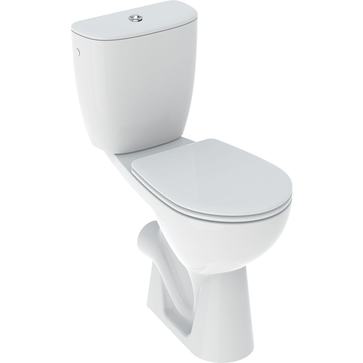 Pack WC au sol Geberit Bastia SH surélevé abattant standard blc - GEBERIT 08328000000201 