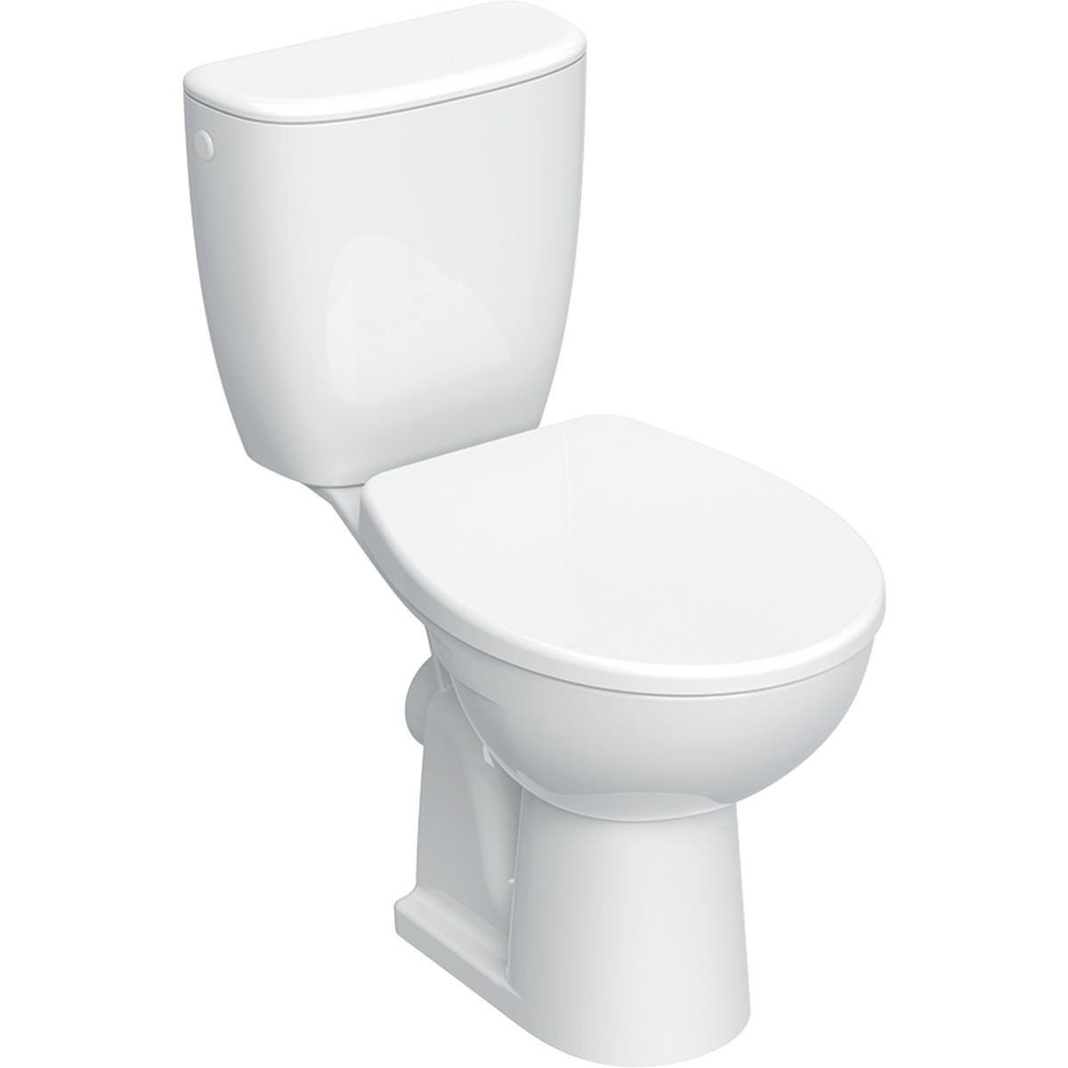 Pack WC au sol Geberit Bastia sortie horizontale avec abattant standard Blanc - GEBERIT 501.959.00.1 