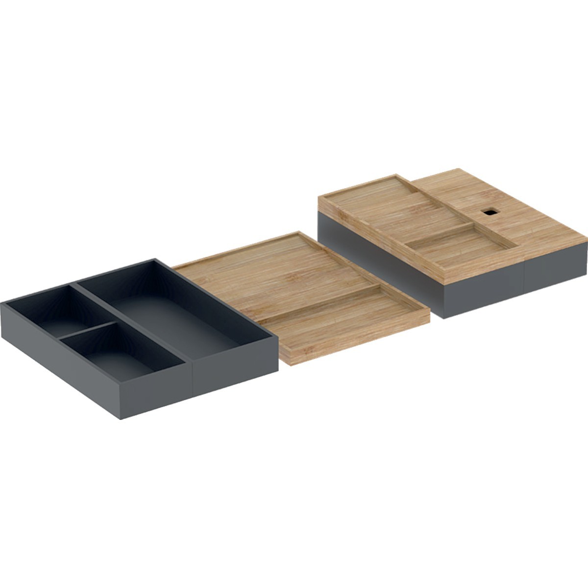 Pack de compartiments de tiroir Geberit pour tiroir supérieur largeur 90 cm - GEBERIT 502.351.00.1 