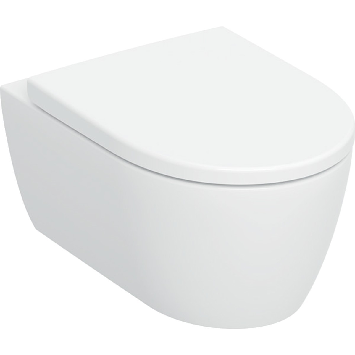 Pack WC susp Geberit iCon TurboFlush ab ferm ral déclip et verrou Blc - GEBERIT 503.046.00.1 