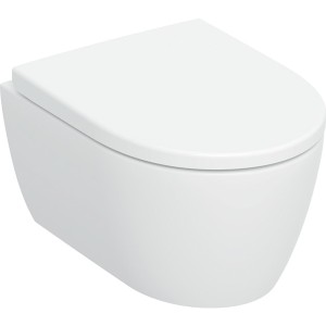Pack WC susp Geberit iCon Compact TurboFlush ab ferm ral déclip verrou Blc - GEBERIT 503.048.00.1 
