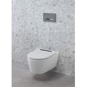 Pack WC susp Geberit ONE caréné TurboFlush abat ral et déclips KeraTect blc - GEBERIT 500.202.01.1 