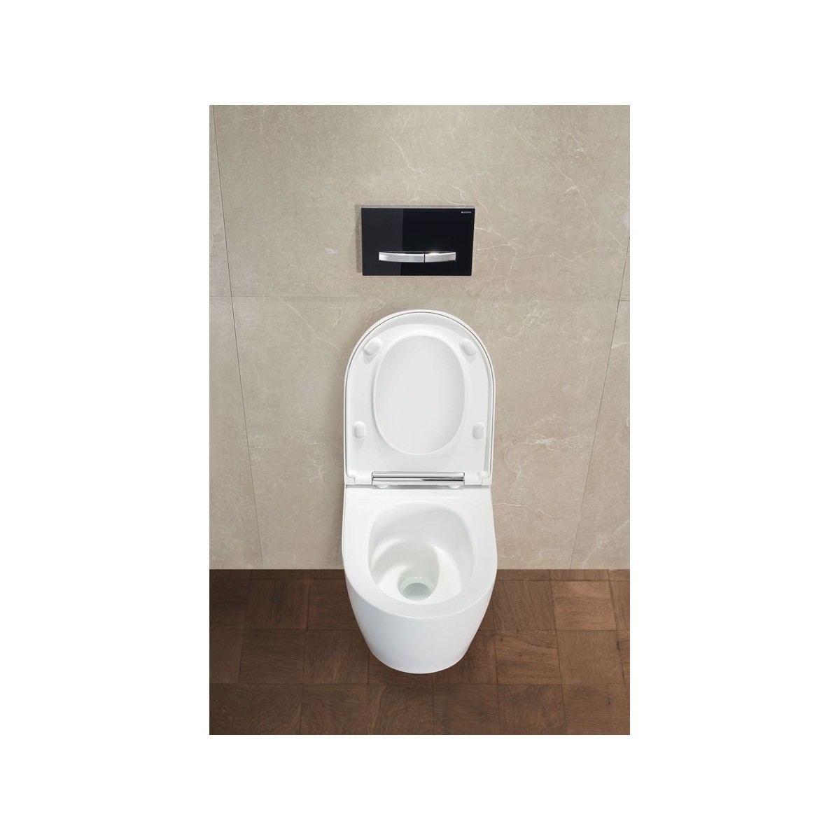 Pack WC susp Geberit ONE caréné TurboFlush abat ral et déclips KeraTect blc - GEBERIT 500.202.01.1 