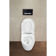 Pack WC susp Geberit ONE caréné TurboFlush abat ral et déclips KeraTect blc - GEBERIT 500.202.01.1 