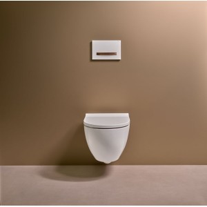 Pack WC susp Geberit Acanto caréné TurboFlush abat ral et déclips blc - GEBERIT 502.774.00.1 