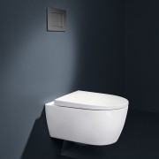 Pack WC susp Geberit iCon TurboFlush ab ferm ral déclip et verrou Blc - GEBERIT 503.046.00.1 