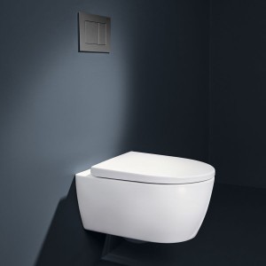 Pack WC susp Geberit iCon TurboFlush ab ferm ral déclip et verrou Blc - GEBERIT 503.046.00.1 