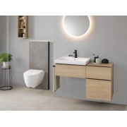 Pack WC susp Geberit iCon TurboFlush ab ferm ral déclip et verrou Blc mat - GEBERIT 503.046.JT.1 