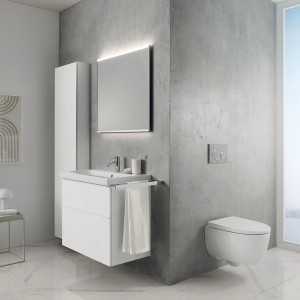 Pack WC susp Geberit iCon Compact TurboFlush ab ferm ral déclip verrou Blc - GEBERIT 503.048.00.1 