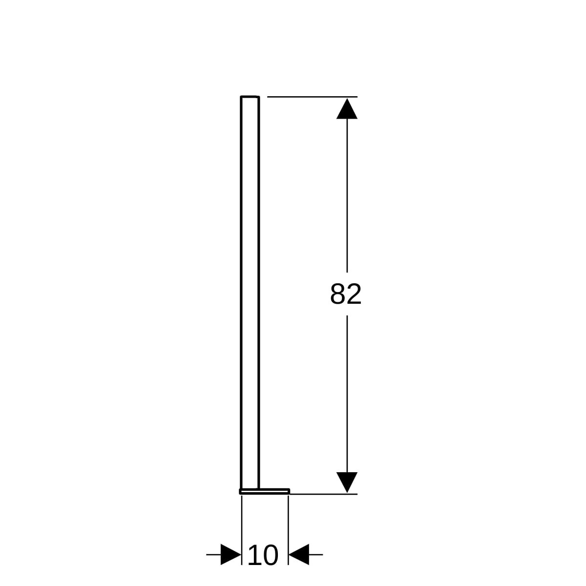 Pack de pieds supports Geberit Duofix grande plaque pied chape de 25 à 45 cm - GEBERIT 111.221.00.2 