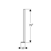 Pack de pieds supports Geberit Duofix grande plaque pied chape de 0 à 20 cm - GEBERIT 111.849.00.2 