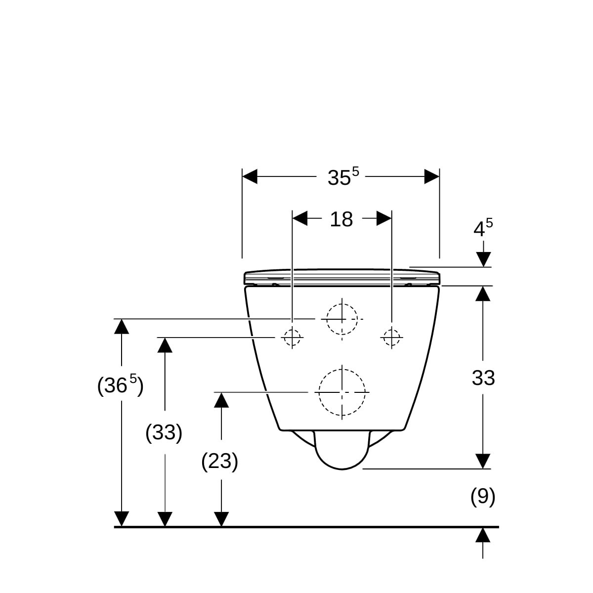 Pack WC susp Geberit Smyle Square caréné Rimfree abat ral et déclips non reco - GEBERIT 500.685.01.1 
