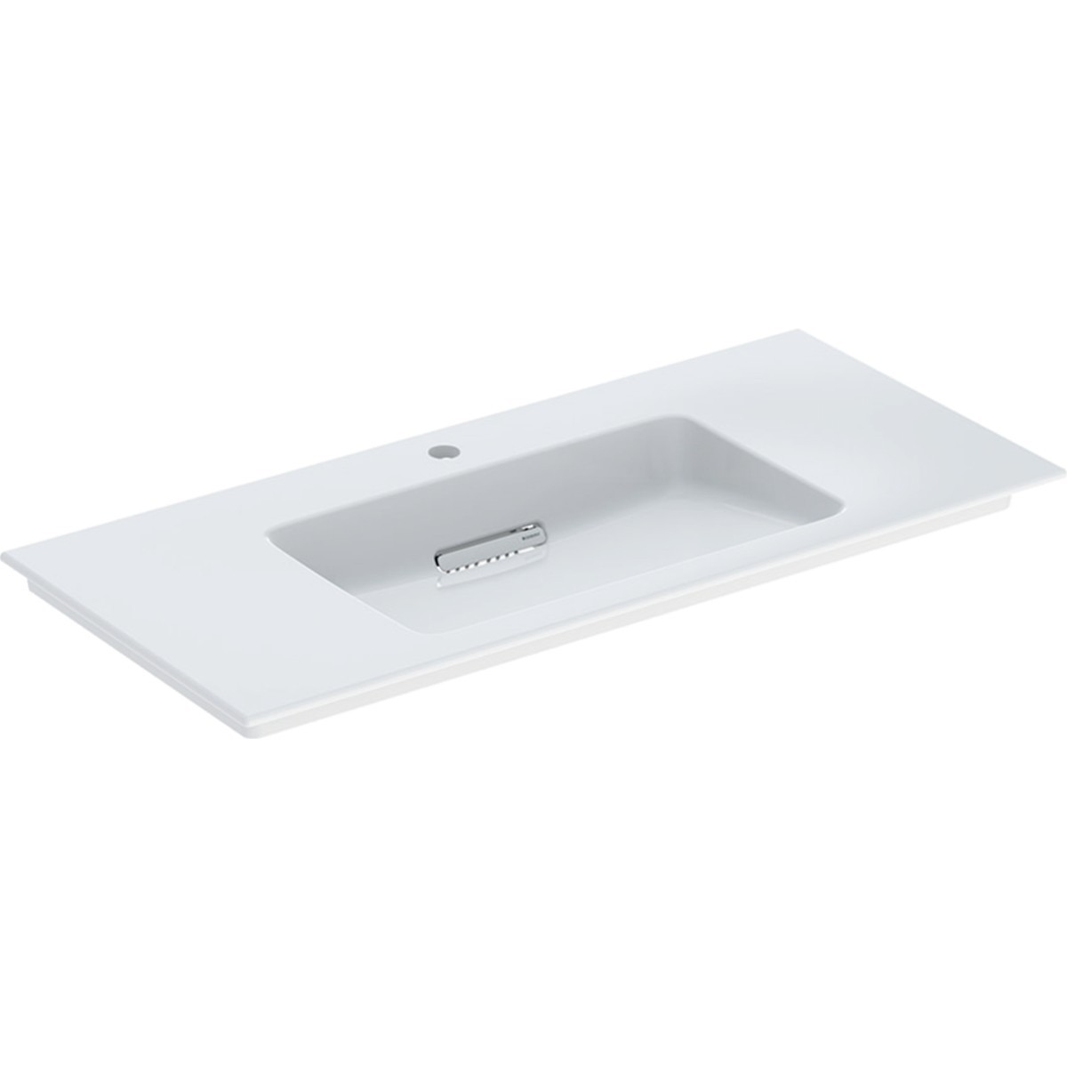 Lavabo meuble Geberit ONE sortie horiz 105x48cm 1TR STP KeraTect Blc brill - GEBERIT 505.015.00.1 