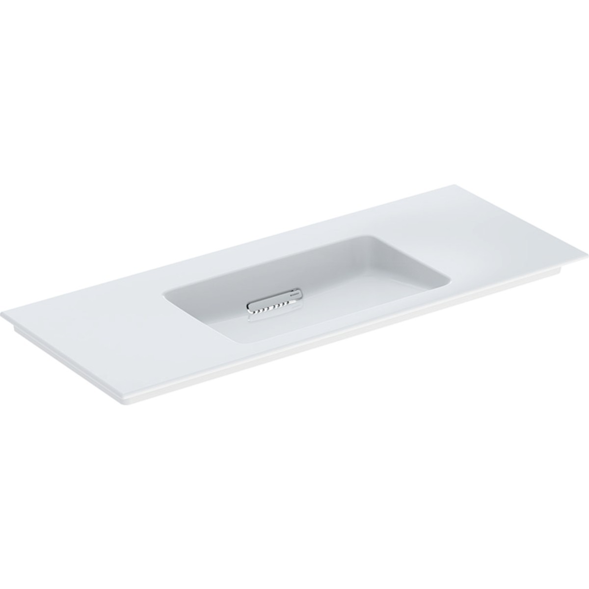 Lavabo meuble Geberit ONE sortie horiz 120x48cm STR STP KeraTect Blc brill - GEBERIT 505.016.00.1 