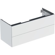 Meuble bas pour lavabo Geberit ONE 2 tiroirs L120cm P47cm Blanc mat - GEBERIT 505.265.00.2 