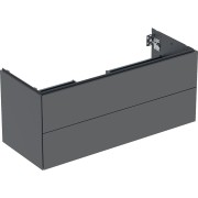 Meuble bas pour lavabo Geberit ONE 2 tiroirs L120cm P47cm Gris velouté - GEBERIT 505.265.00.3 