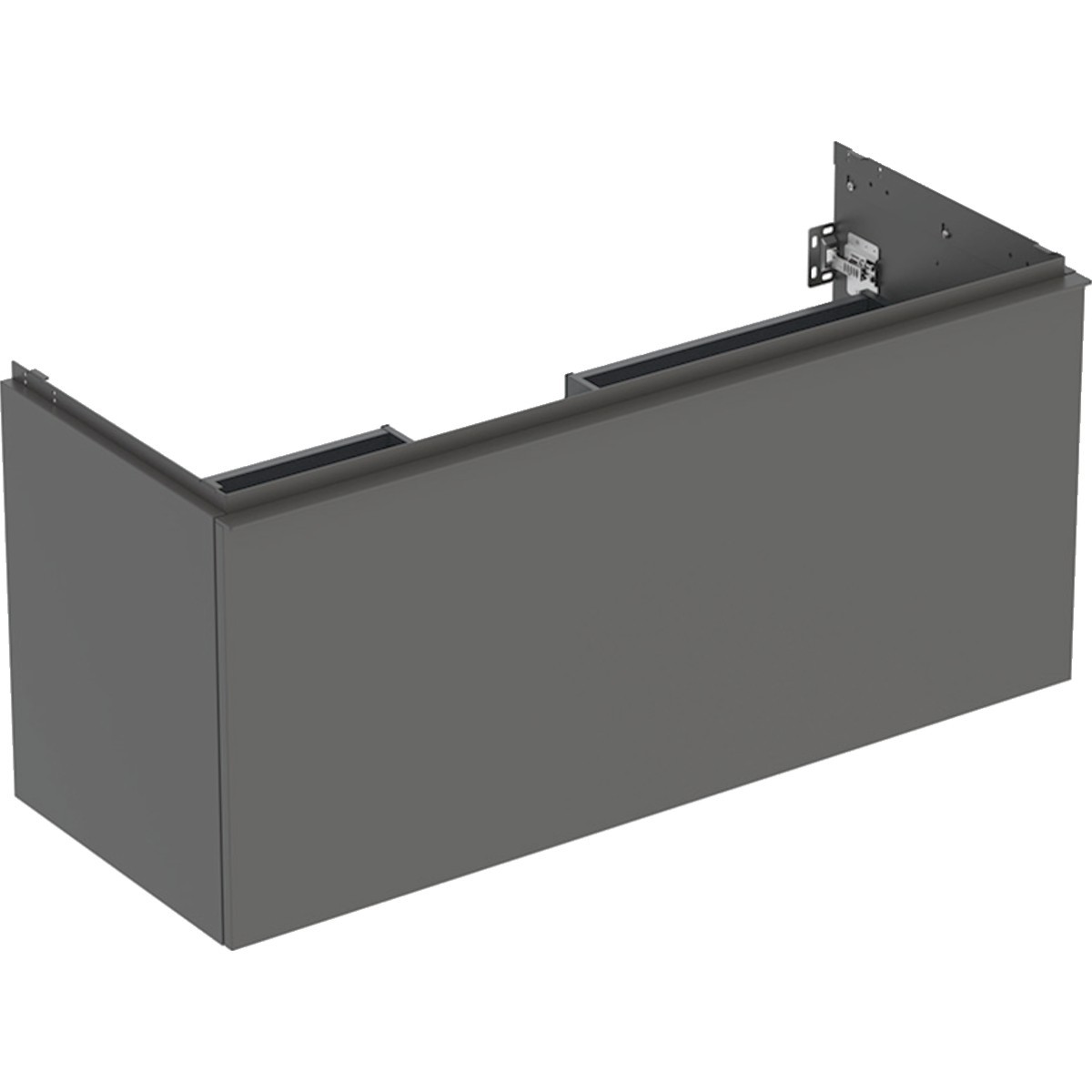 Meuble bas Geberit Acanto 1 tiroir 1 tir anglaise lavabo 1C 120cm gris vel. - GEBERIT 503.006.JK.1 