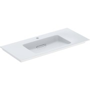 Lavabo meuble Geberit ONE sortie horiz 105x48cm 1TR STP KeraTect Blc brill - GEBERIT 505.015.00.1 
