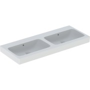 Lavabo double Geberit iCon 120x48.5cm ss trou rob. Blc - GEBERIT 00147910000 