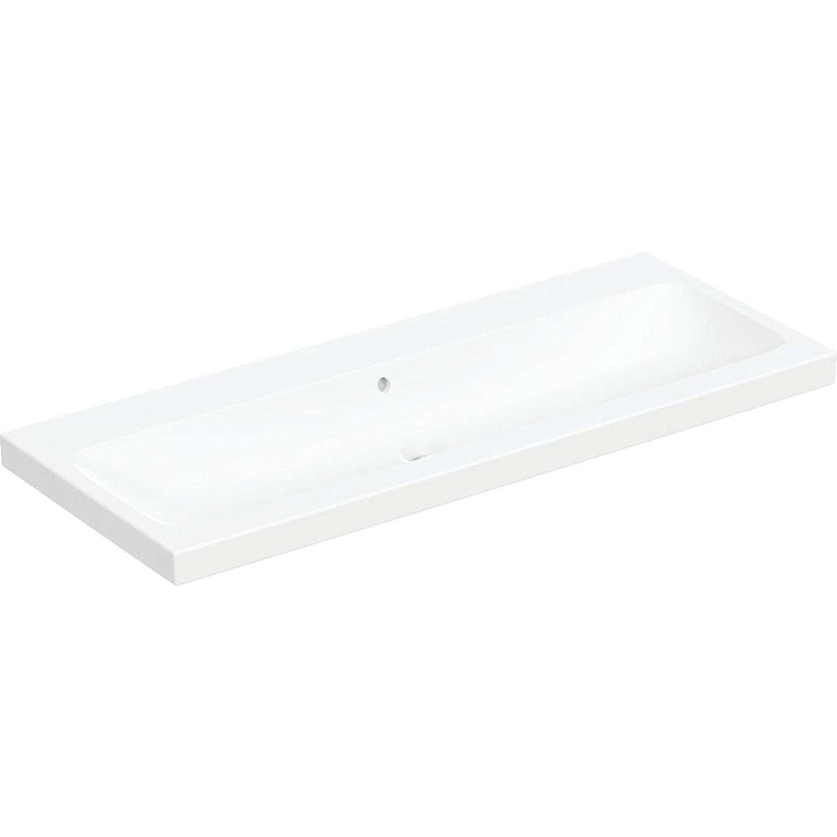 Lavabo light Geberit iCon 120 cm avec trop-plein sans trou de robinetterie - GEBERIT 501.837.00.3 