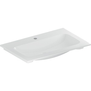 Lavabo slim Geberit iCon 75 cm sans trop plein et avec trou de robinetterie - GEBERIT 501.844.00.1 