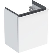 Meuble sous lave-mains 38 Geberit iCon 1P charn à droite poignée Chrome Blanc b - GEBERIT 502.300.01.2 