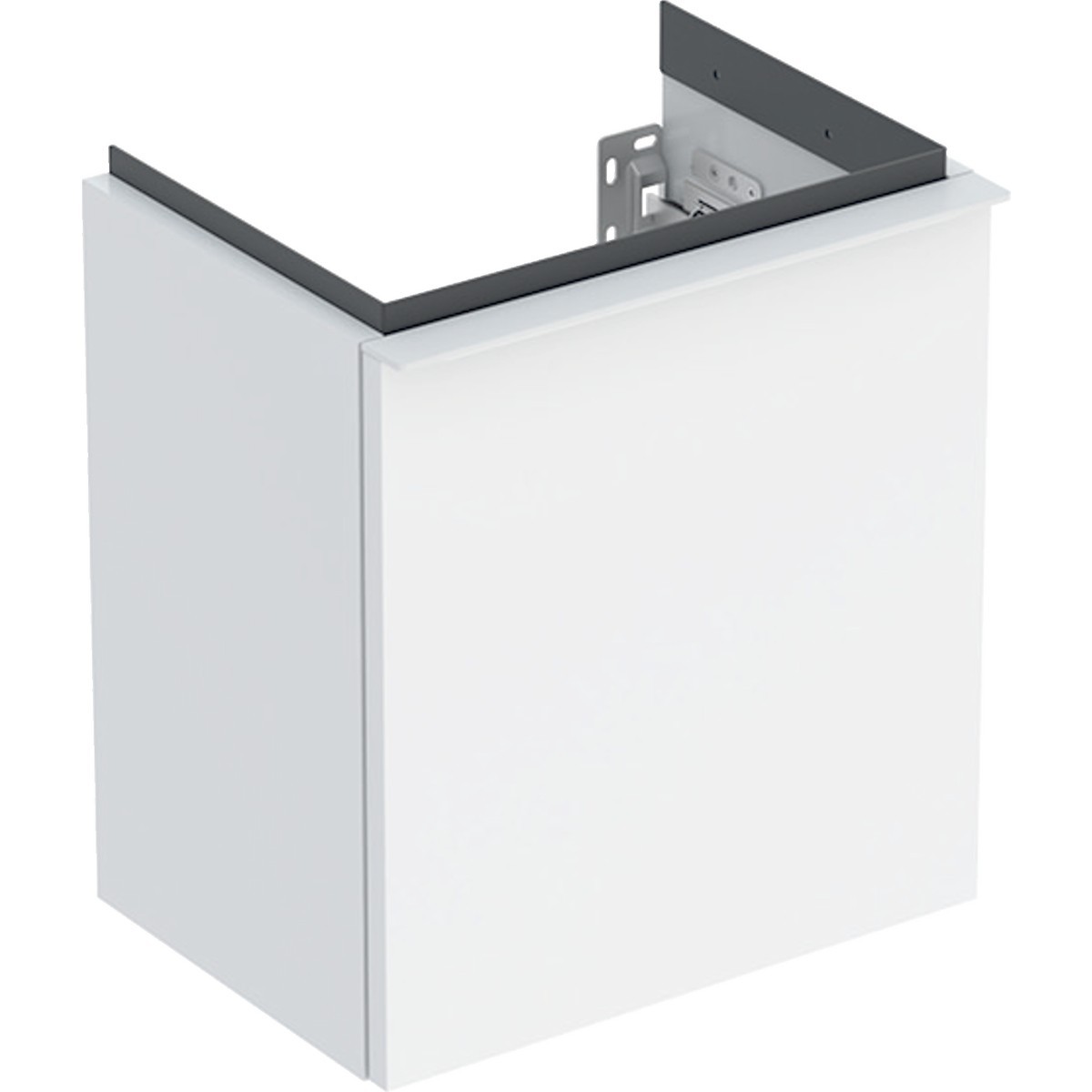 Meuble sous lave-mains 38 Geberit iCon 1P charn à gauche poignée Blanc Blanc br - GEBERIT 502.301.01.1 