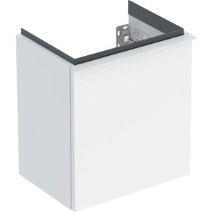 Meuble sous lave-mains 38 Geberit iCon 1P charn à gauche poignée Blanc Blanc br - GEBERIT 502.301.01.1 