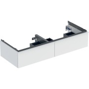 Meuble sous lavabo 120 cm 2 cuves Geberit iCon 2 tiroirs Blanc mat - GEBERIT 502.314.01.3 