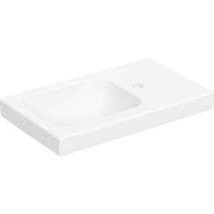 Lave-mains light Geberit iCon 53 cm STP 1TR et plage à droite blanc mat - GEBERIT 501.832.JT.1 