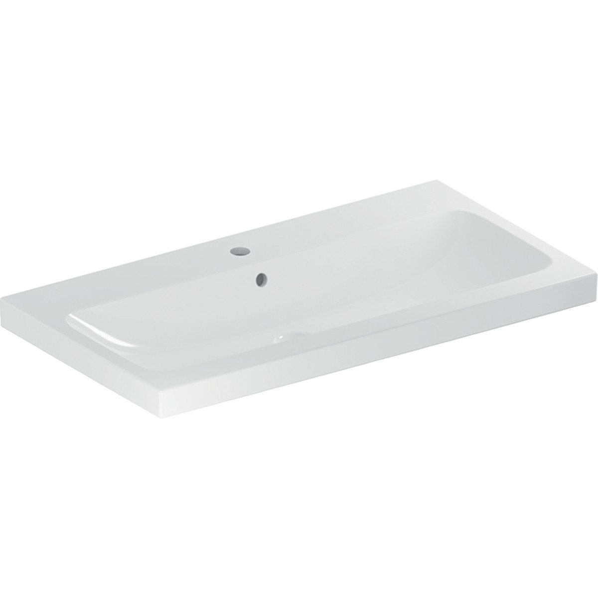 Lavabo light Geberit iCon 90 cm avec trop-plein et trou de robinetterie - GEBERIT 501.836.00.1 